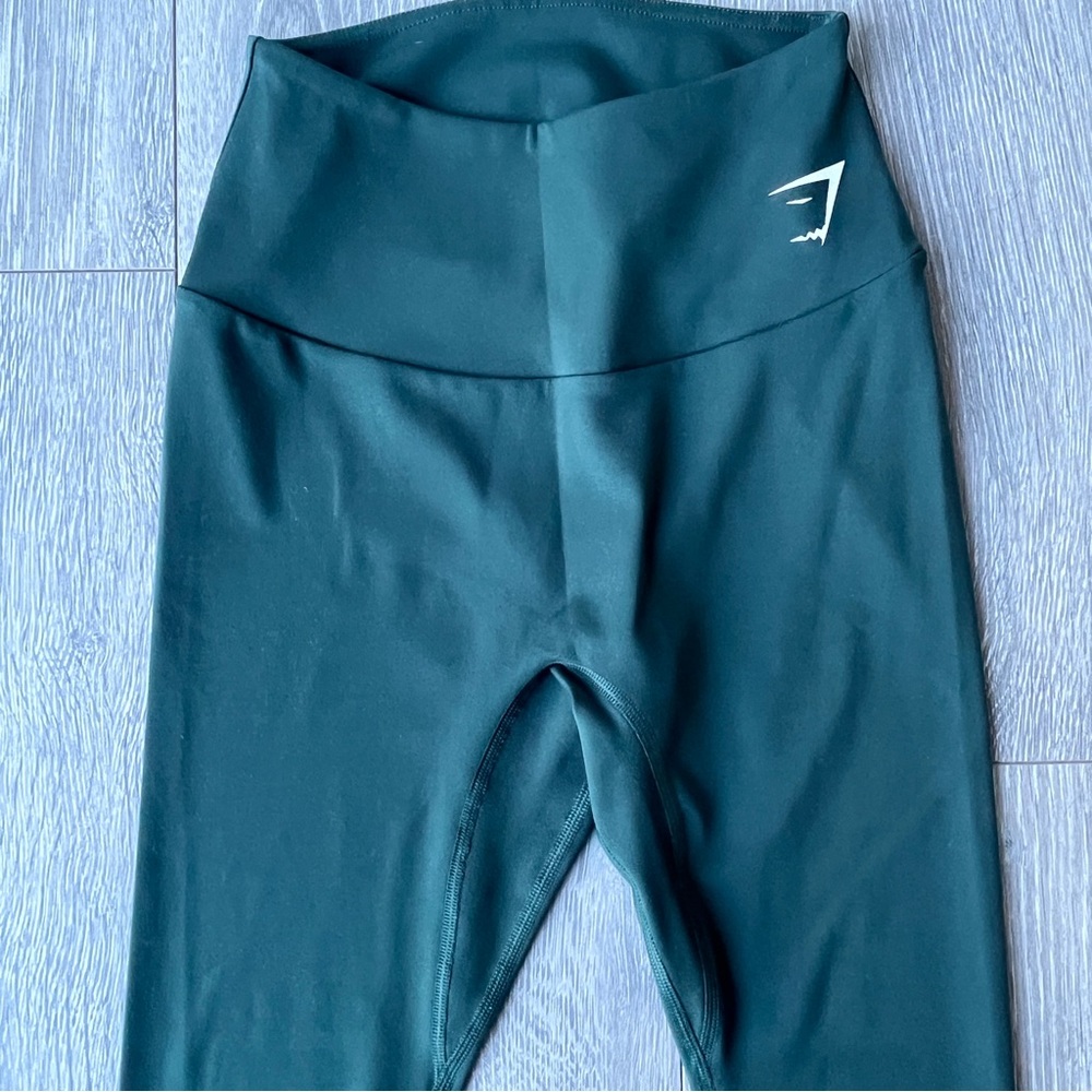Gymshark Green High Waisted Seamless Leggings XS Sculpting Workout
